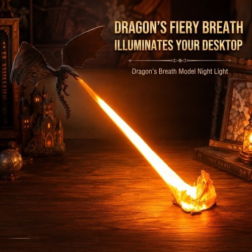 Dragon breath lamp flying - dragon,